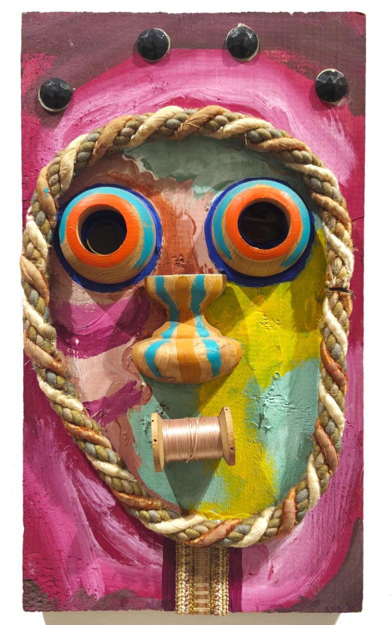 Enrico Baj - Ashanti mask